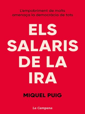 cover image of Els salaris de la ira